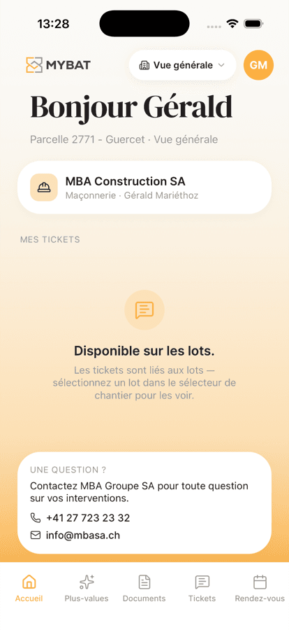 L’application MyBat côté sous-traitant